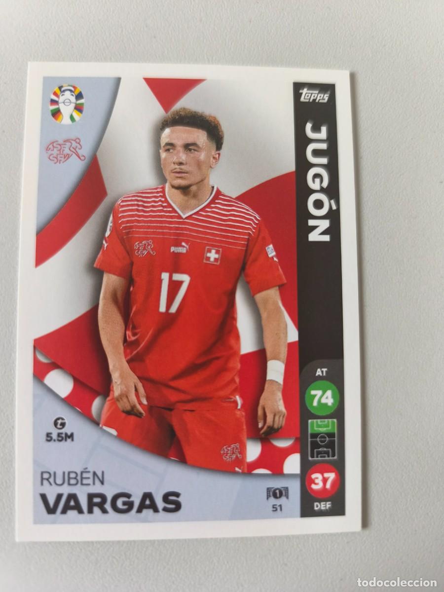 Cartes &agrave; collectionner de Football: EURO 2024 TOPPS JUGON RUBEN VARGAS 51 CRM1