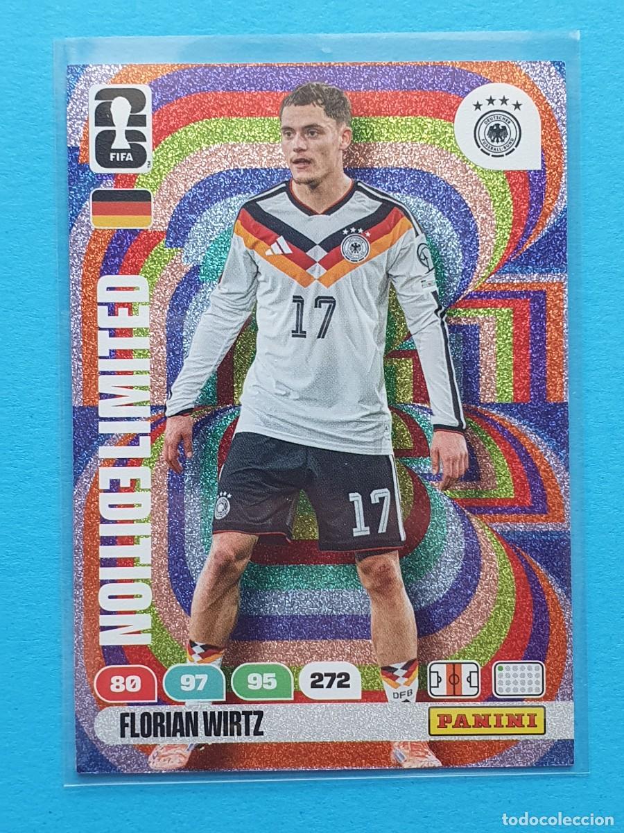 Fu&szlig;ball-Sticker: Limited Edition FLORIAN WIRTZ (Germany) - PANINI Adrenalyn XL FIFA World CUP 2026