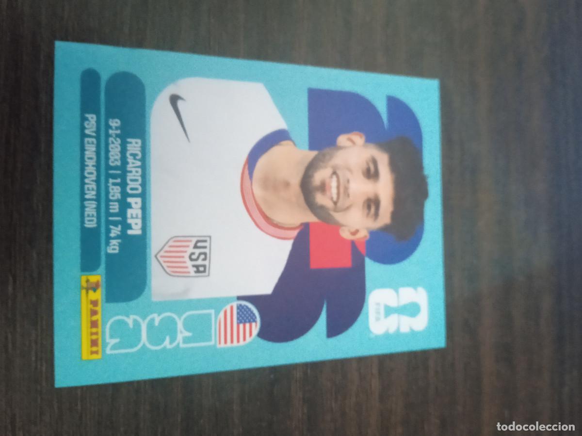 Cromos de F&uacute;tbol: Cromo Mundial Futbol 2026 Panini canada usa Mexico Estados Unidos Ricardo pepi USA 18