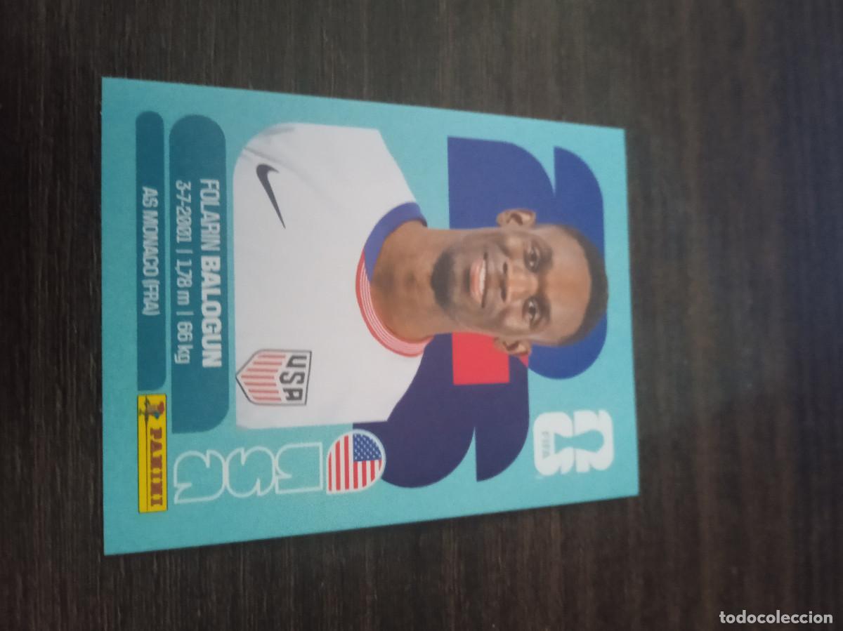 Cromos de F&uacute;tbol: Cromo Mundial Futbol 2026 Panini canada usa Mexico Estados Unidos Folarin Balogun USA 20