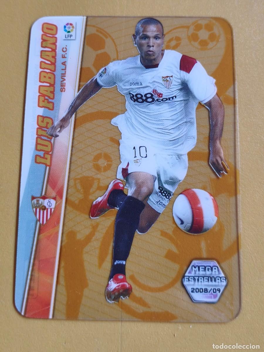 Cromos de F&uacute;tbol: luis fabiano, 2008 09 mega estrellas