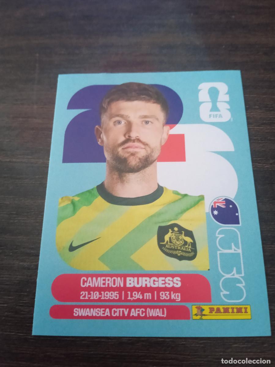 Cromos de F&uacute;tbol: Cromo Mundial Futbol 2026 Panini canada usa Mexico Australia Cameron Burgess AUs 8