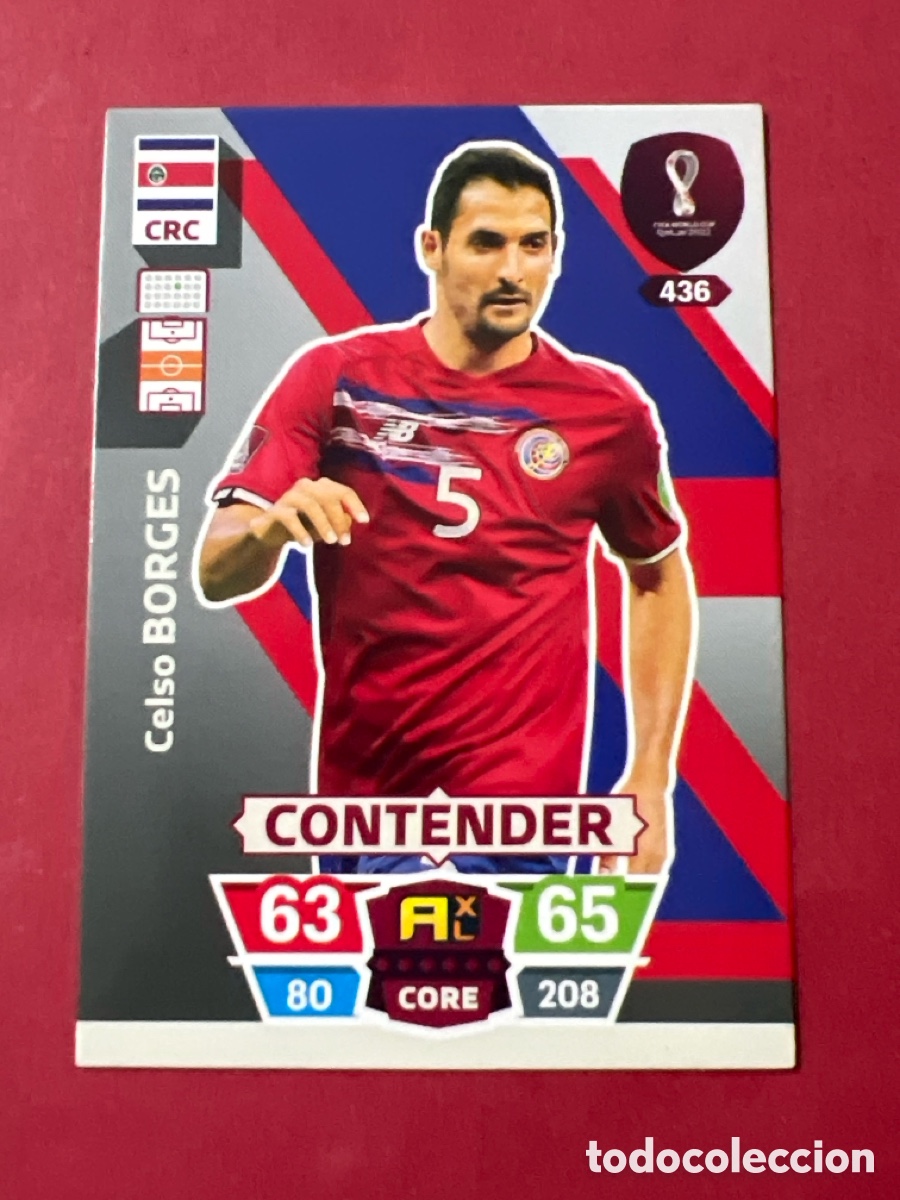 Cromos de F&uacute;tbol: C21A. 436 BORGES COSTA RICA ADRENALYN QATAR 2022 MUNDIAL CROMO 22 FUTBOL