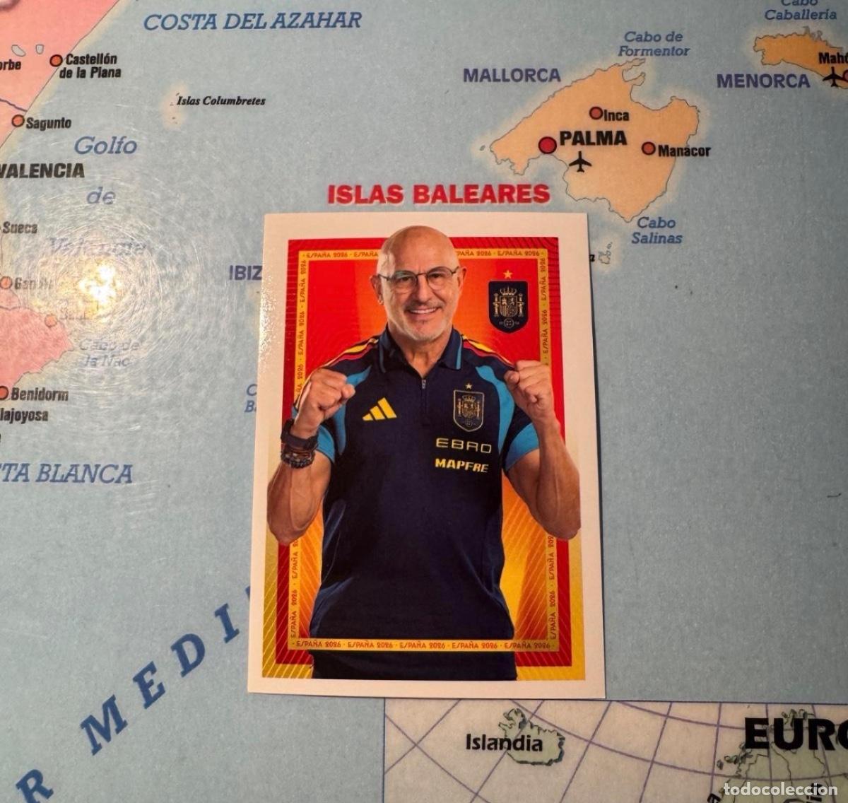 Cromos de F&uacute;tbol: De la Fuente n&uacute;mero 7 de la selecci&oacute;n espa&ntilde;ola &ldquo;Espa&ntilde;a 2026&rdquo; del Carrefour 2026