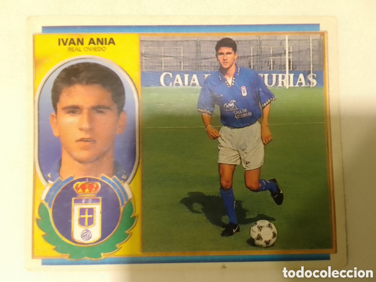 Cromos de F&uacute;tbol: Colecciones Este 96-97 Iv&aacute;n Ania &bull; Oviedo.
