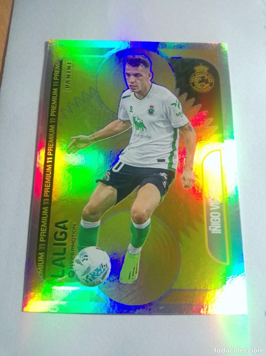 Cromos de F&uacute;tbol: &Iacute;&Ntilde;IGO VICENTE PREMIUM 11 DEL RACING DE SANTANDER 25 26 LIGA HYPERMOTION 2025 2026 NUEVO DE SOBRE