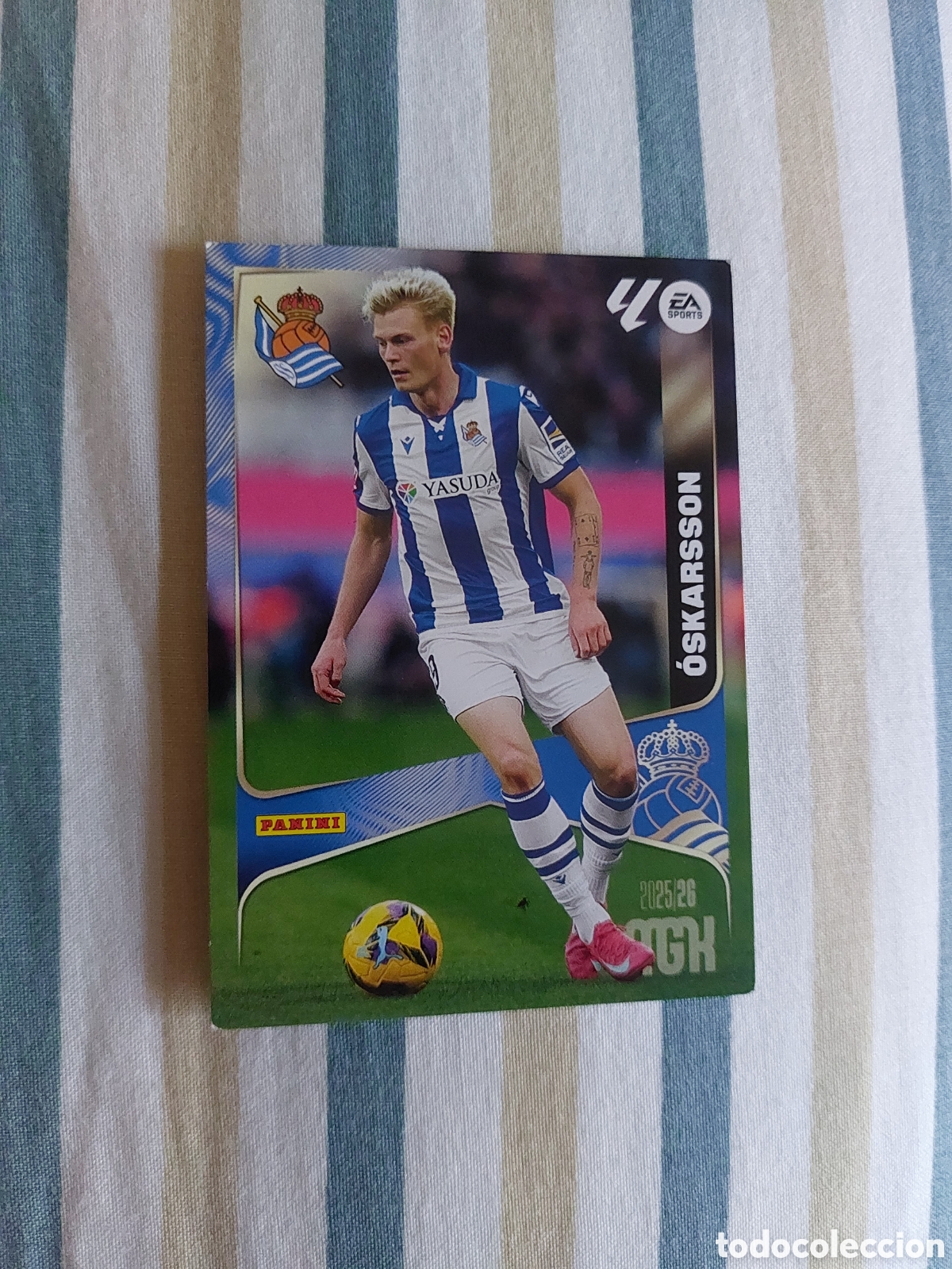 Cromos de F&uacute;tbol: 323 &Oacute;SKARSSON REAL SOCIEDAD MEGACRACKS 2025 2026 25 26