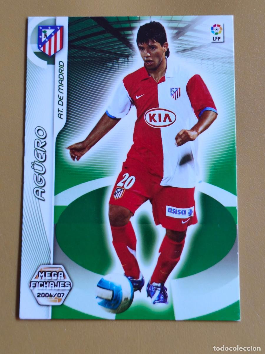 Cromos de F&uacute;tbol: aguero, 2006 07 mega fichajes