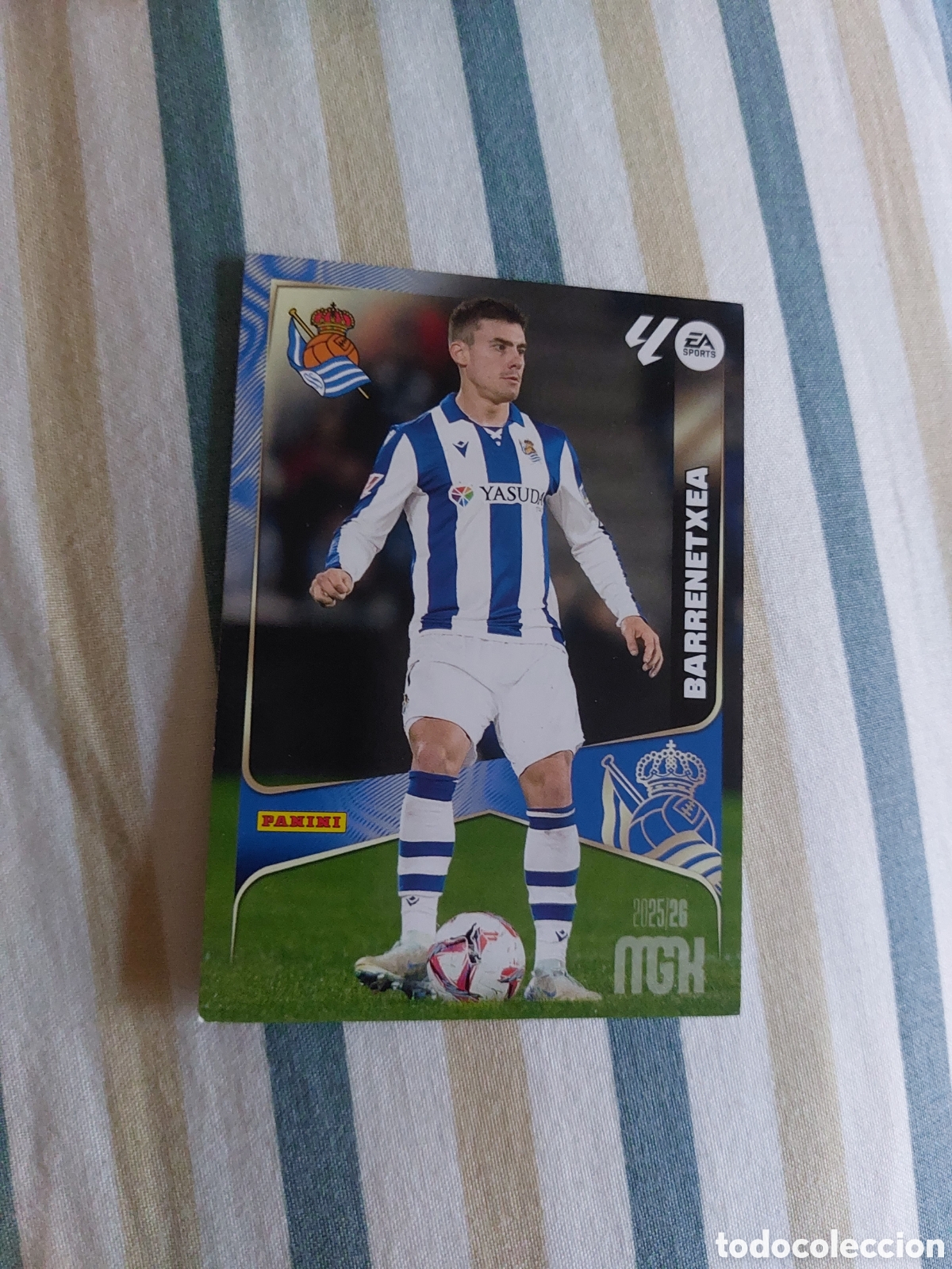 Cromos de F&uacute;tbol: 321 BARRENETXEA REAL SOCIEDAD MEGACRACKS 2025 2026 PANINI 25 26
