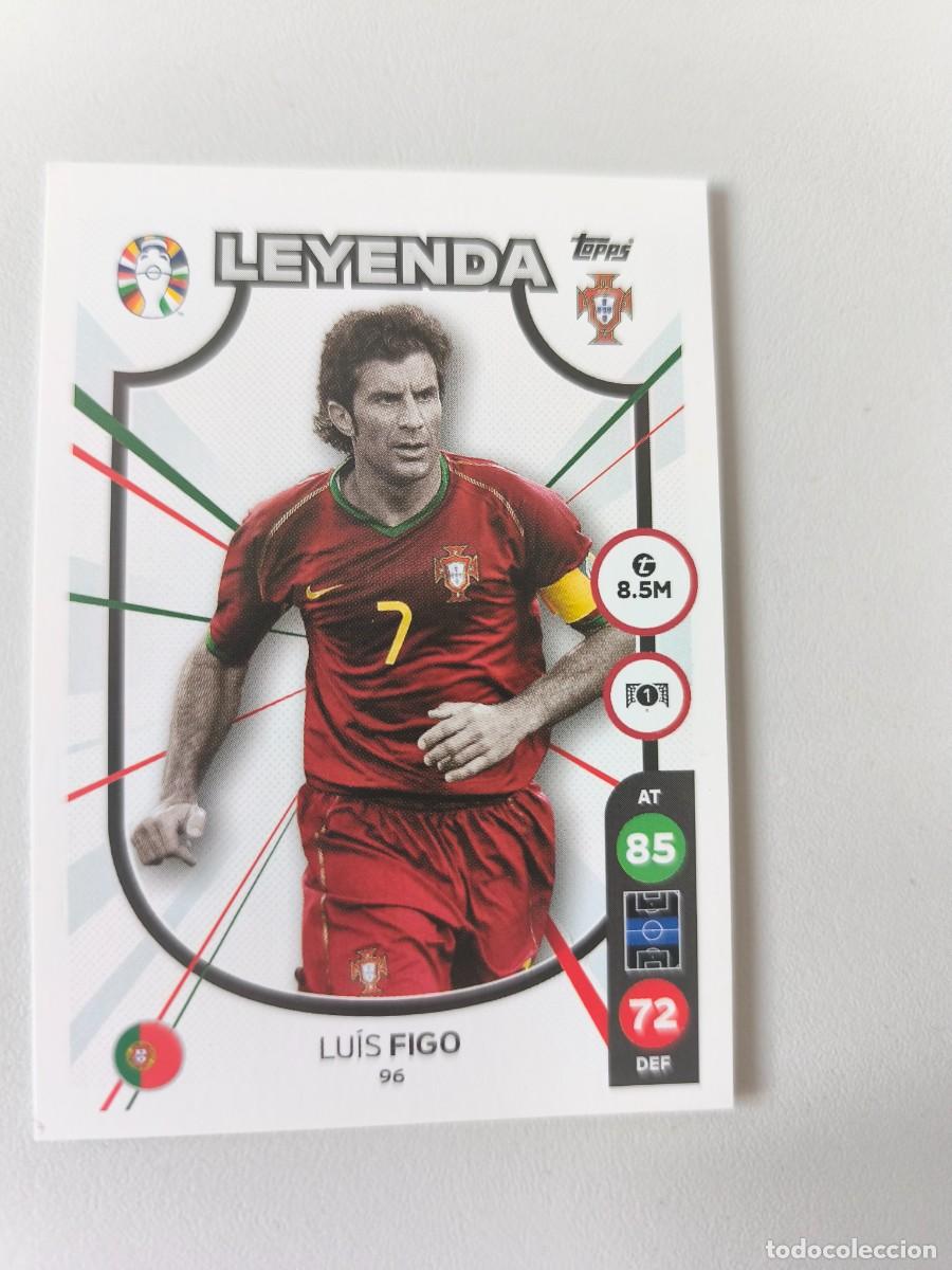 Cromos de F&uacute;tbol: EURO 2024 TOPPS LEYENDA LUIS FIGO 96 CRM1