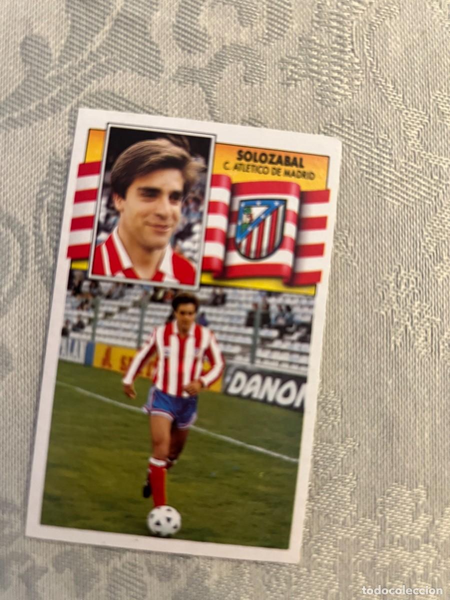 Cromos de F&uacute;tbol: SOLOZABAL AT MADRID NUEVO EDICIONES ESTE 1990/91 90-91