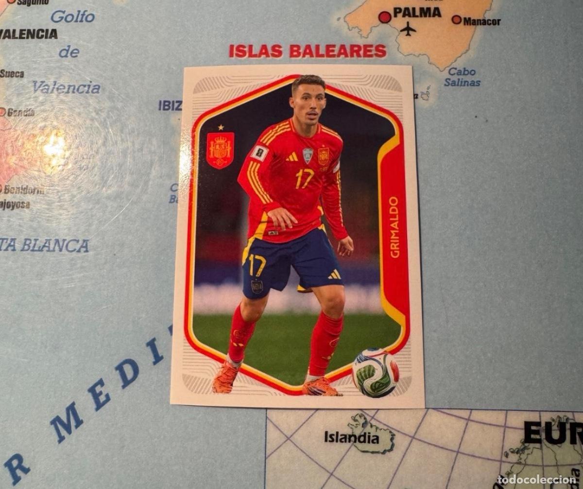 Figurine di Calcio: Grimaldo n&uacute;mero 29 la selecci&oacute;n espa&ntilde;ola &ldquo;Espa&ntilde;a 2026&rdquo; del Carrefour 2026