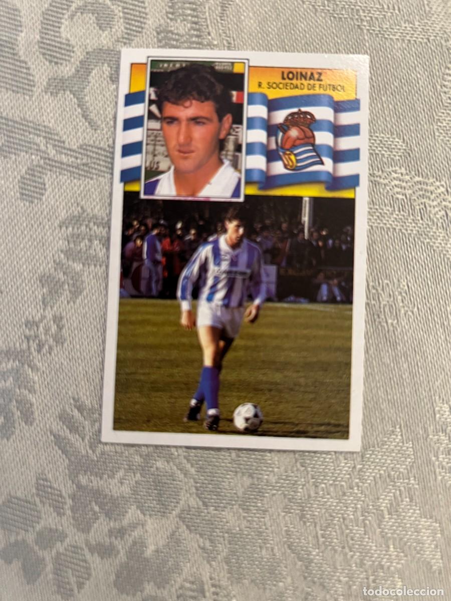 Cromos de F&uacute;tbol: LOINAZ REAL SOCIEDAD NUEVO EDICIONES ESTE 1990/91 90-91