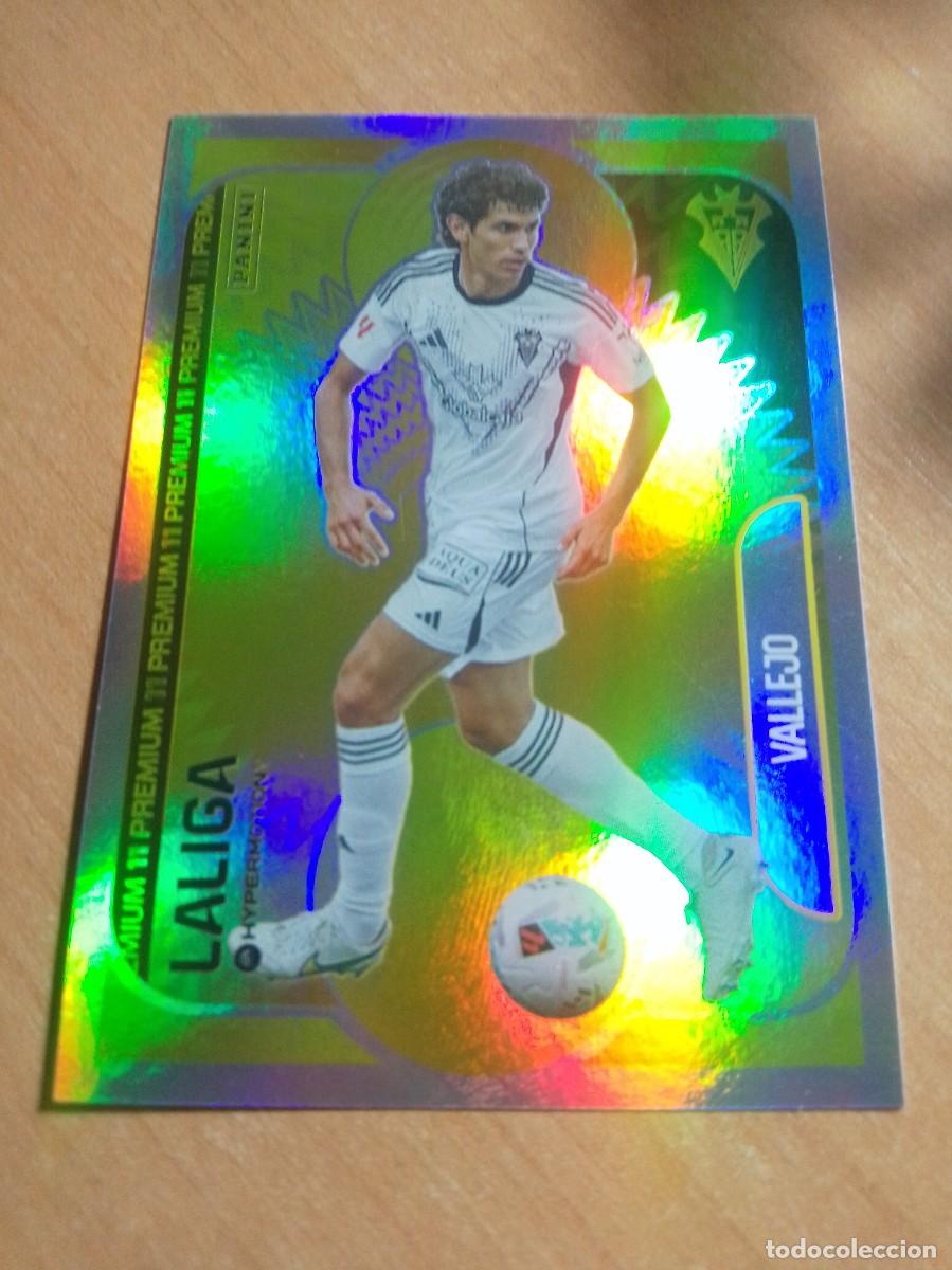 Cromos de F&uacute;tbol: VALLEJO DEL ALBACETE PREMIUM 11 25 26 LIGA HYPERMOTION 2025 2026 NUEVO DE SOBRE