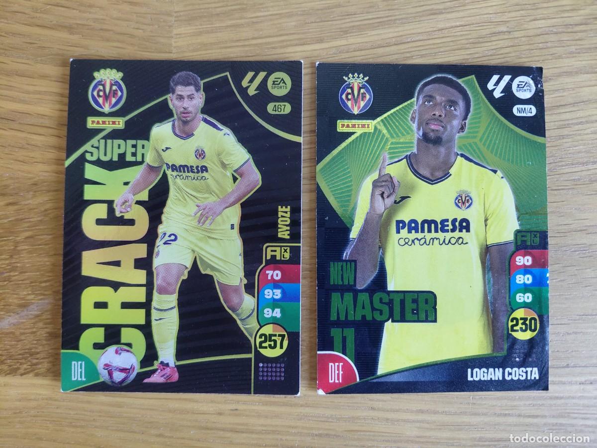 Figurine di Calcio: Ayoze y Logan Costa -- Lote 2 cromos -- Villarreal -- 24/25 -- Adrenalyn -- Panini