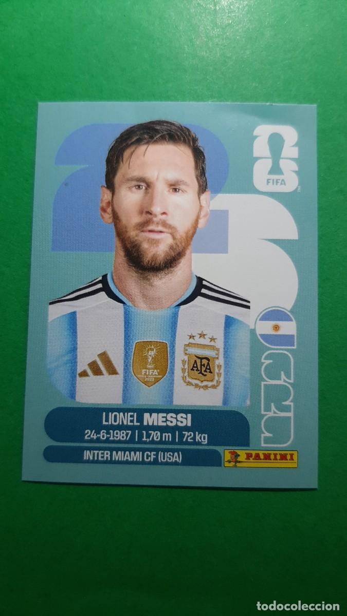 Figurine di Calcio: (ARG 17 ARG17)(ARGENTINA) LIONEL MESSI F&Uacute;TBOL 2026 PANINI