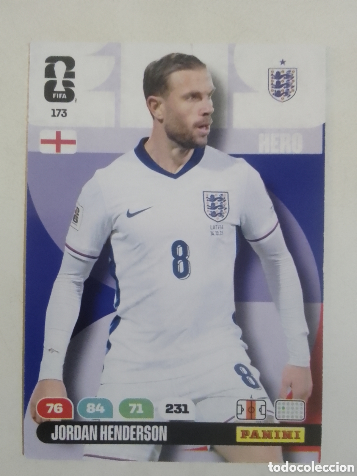 Cromos de F&uacute;tbol: Adrenalyn XL FIFA WORLD CUP 2026 n&deg; 173 Jordan Henderson &bull; Inglaterra.