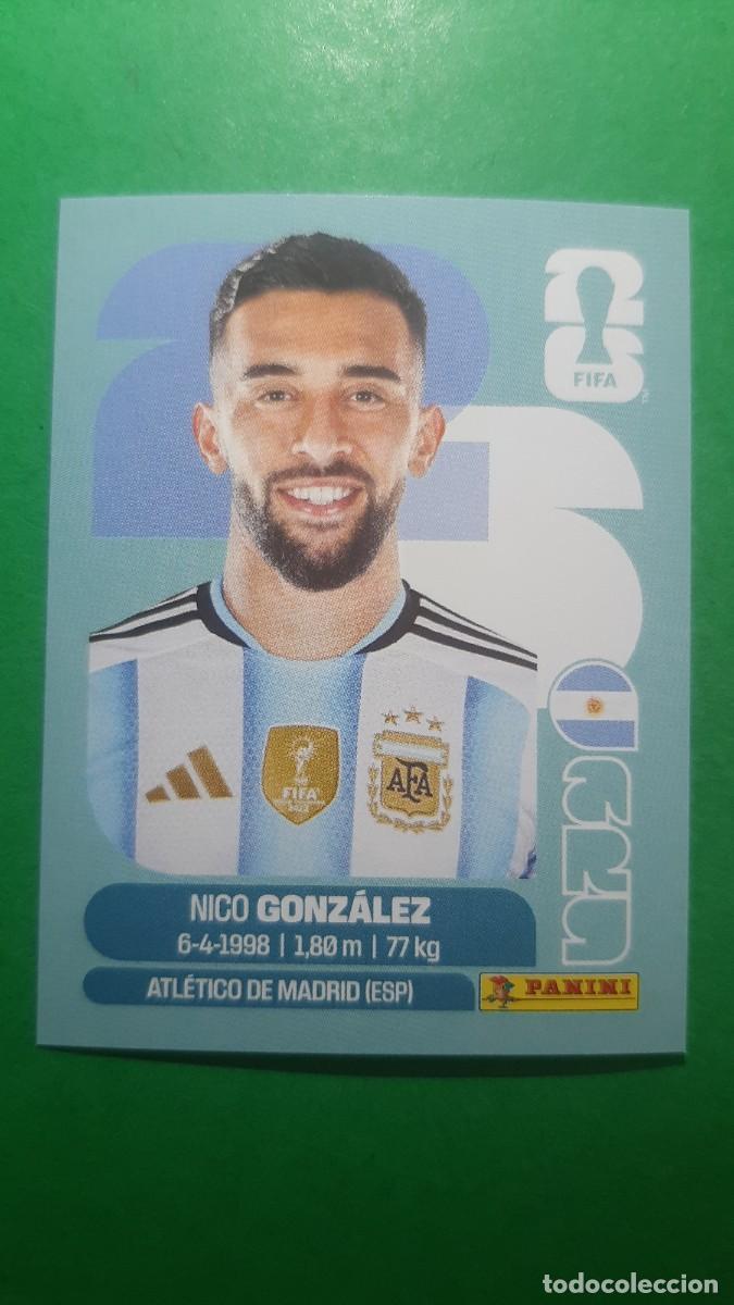 Figurine di Calcio: (ARG 16 ARG16)(ARGENTINA) NICO GONZ&Aacute;LEZ F&Uacute;TBOL 2026 PANINI