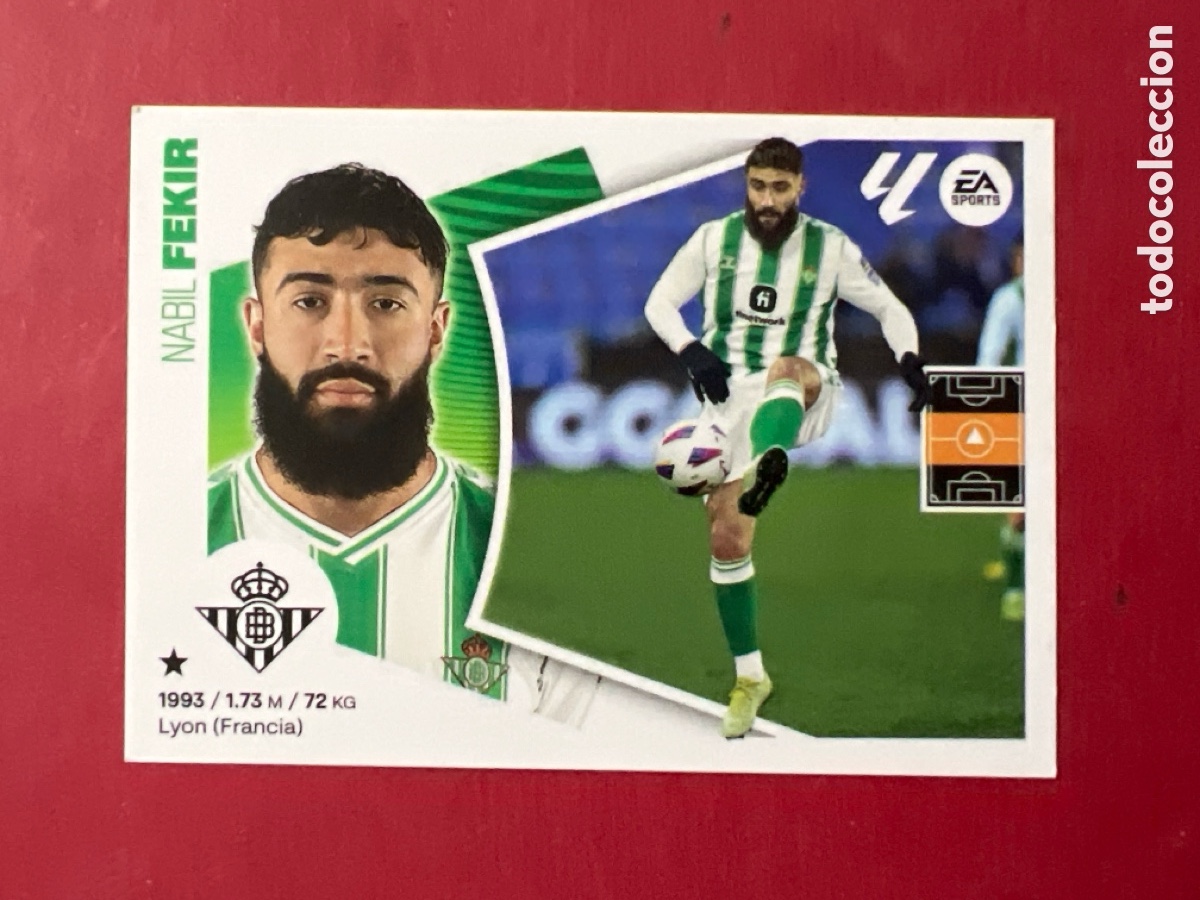 Cromos de F&uacute;tbol: C117. 14A Fekir, Real Betis, Panini Ediciones Liga Este 2024 2025 24 25, 14 A