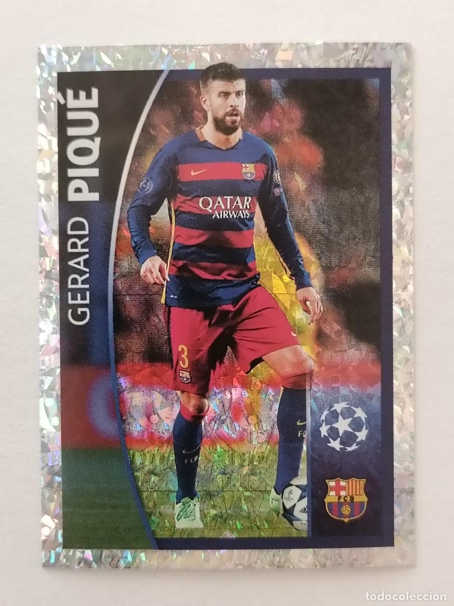Cromos de F&uacute;tbol: #575 PIQUE (F.C. BARCELONA) UEFA CHAMPIONS LEAGUE 2015/2016 TOPPS