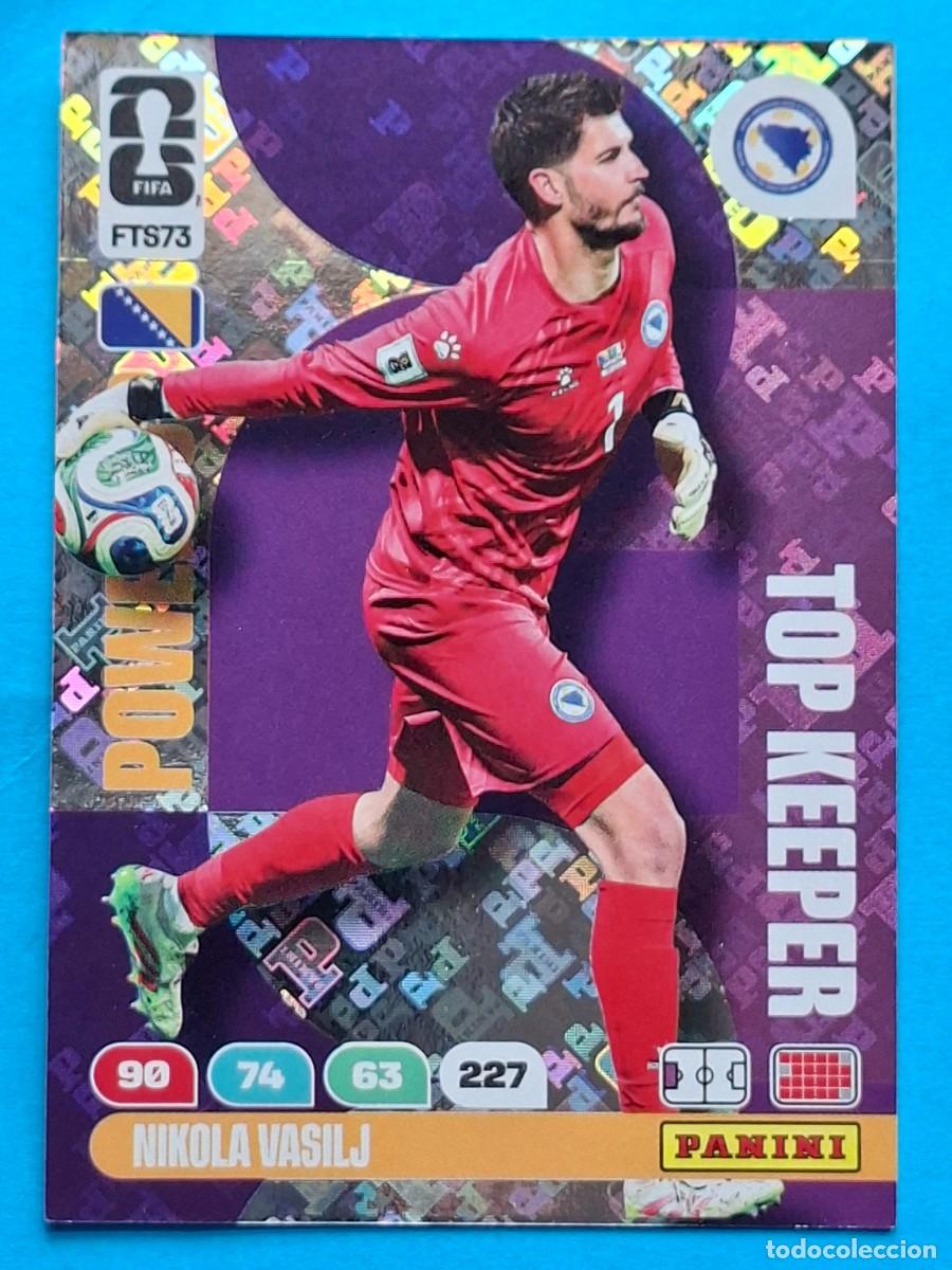 Cromos de F&uacute;tbol: UPDATE Top Keeper #FTS73 NIKOLA VASILJ (Bosnia Herzegovina) PANINI Adrenalyn XL FIFA World CUP 2026