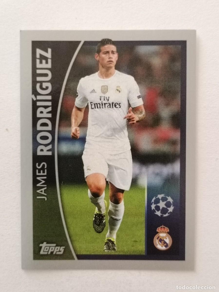 Cromos de F&uacute;tbol: #576 JAMES RODRIGUEZ (REAL MADRID) UEFA CHAMPIONS LEAGUE 2015/2016 TOPPS