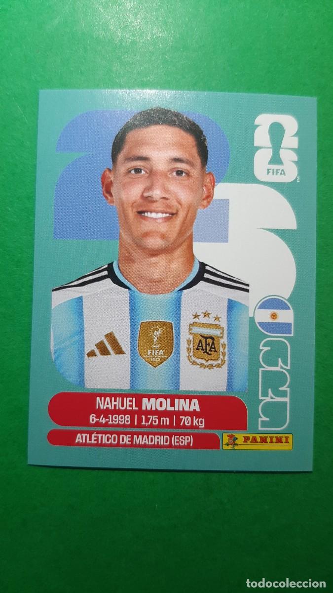 Cromos de F&uacute;tbol: (ARG 3 ARG3)(ARGENTINA) NAHUEL MOLINA F&Uacute;TBOL 2026 PANINI