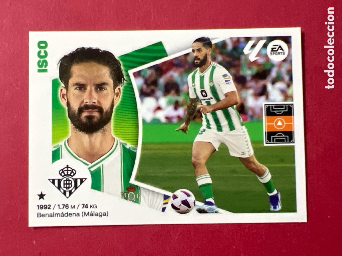 Cromos de F&uacute;tbol: C136. ISCO REAL BETIS CROMO N&deg; 13 LIGA ESTE 2024-2025 24-25 PANINI