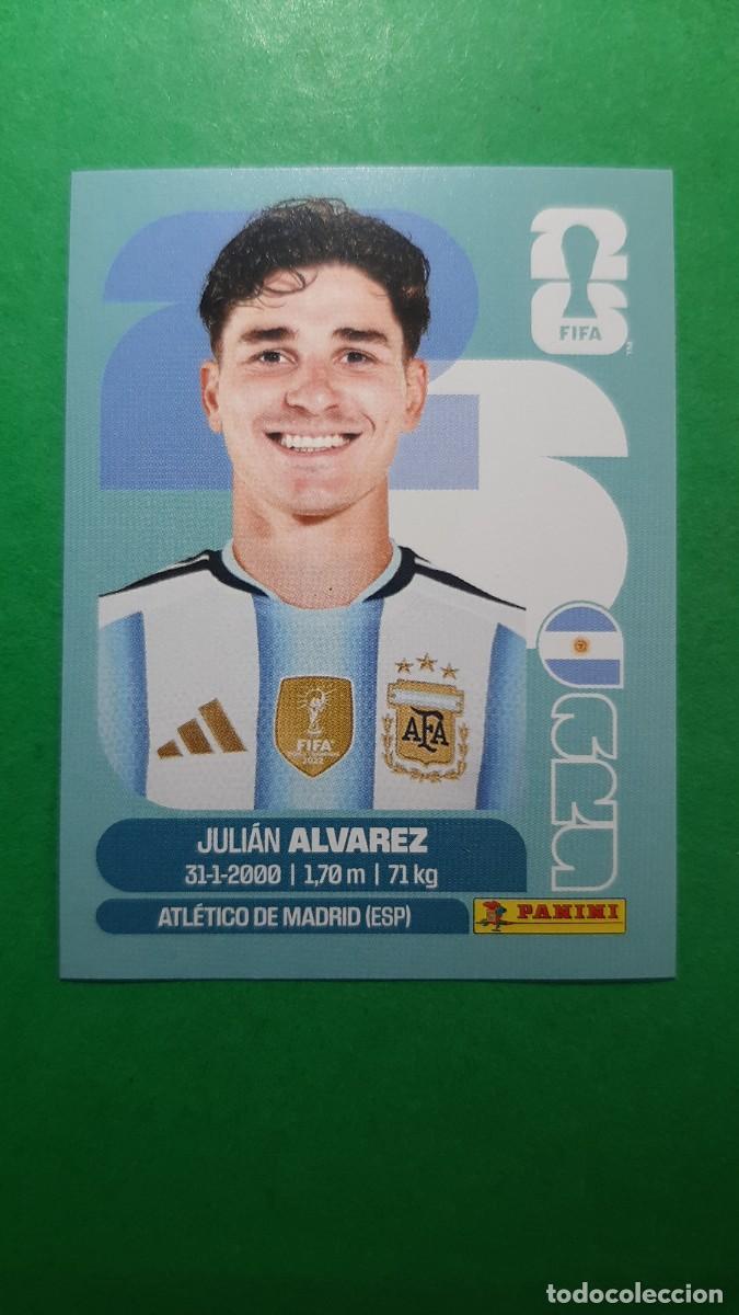 Cromos de F&uacute;tbol: (ARG 19 ARG19)(ARGENTINA) JULI&Aacute;N ALVAREZF&Uacute;TBOL 2026 PANINI