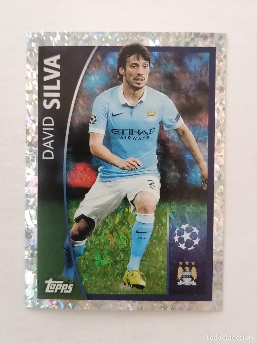 Cromos de F&uacute;tbol: #578 SILVA (MANCHESTER CITY) UEFA CHAMPIONS LEAGUE 2015/2016 TOPPS