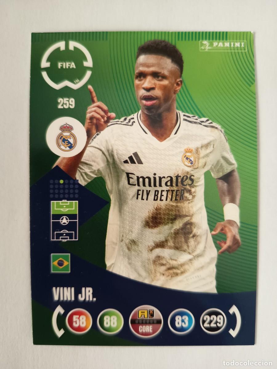 Cromos de Futebol: CARD 259 VINICIUS VINI JR REAL MADRID BRASIL - ADRENALYN XL FIFA CLUB WORLD CUP 2025 MUNDIAL CLUBES