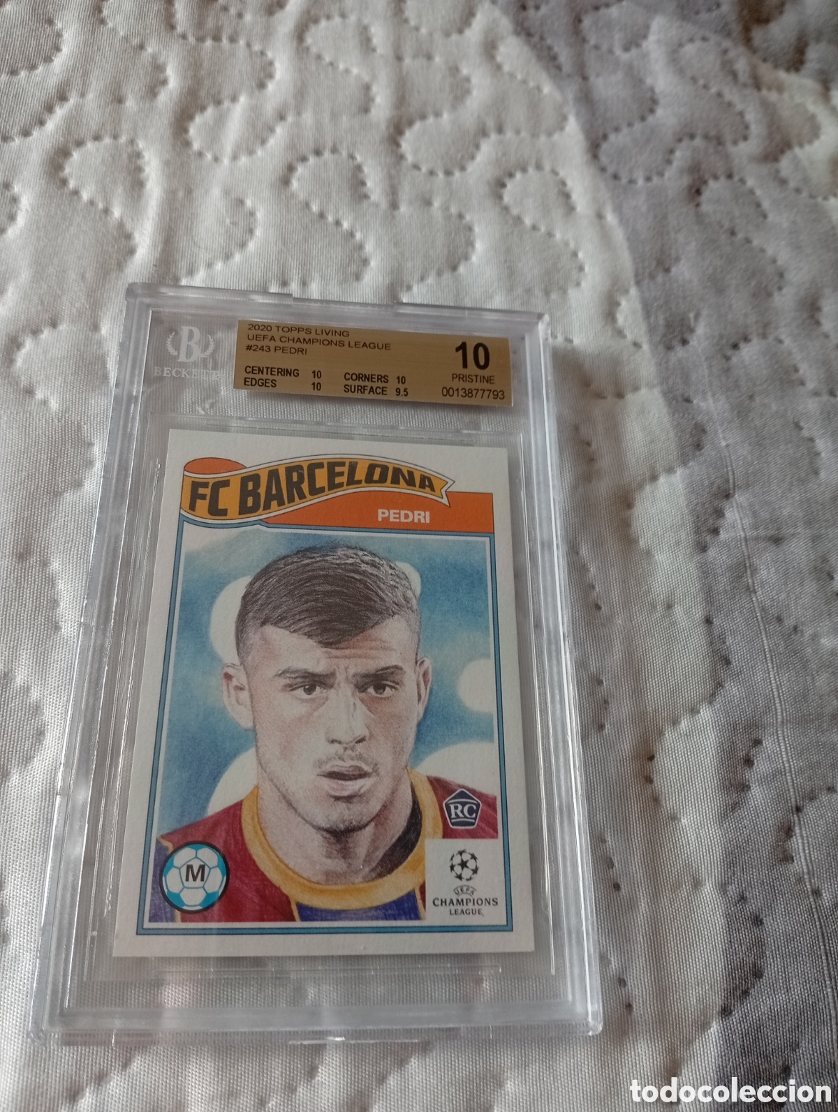 Cromos de F&uacute;tbol: Pedri living set rookie PSA 10 pristine
