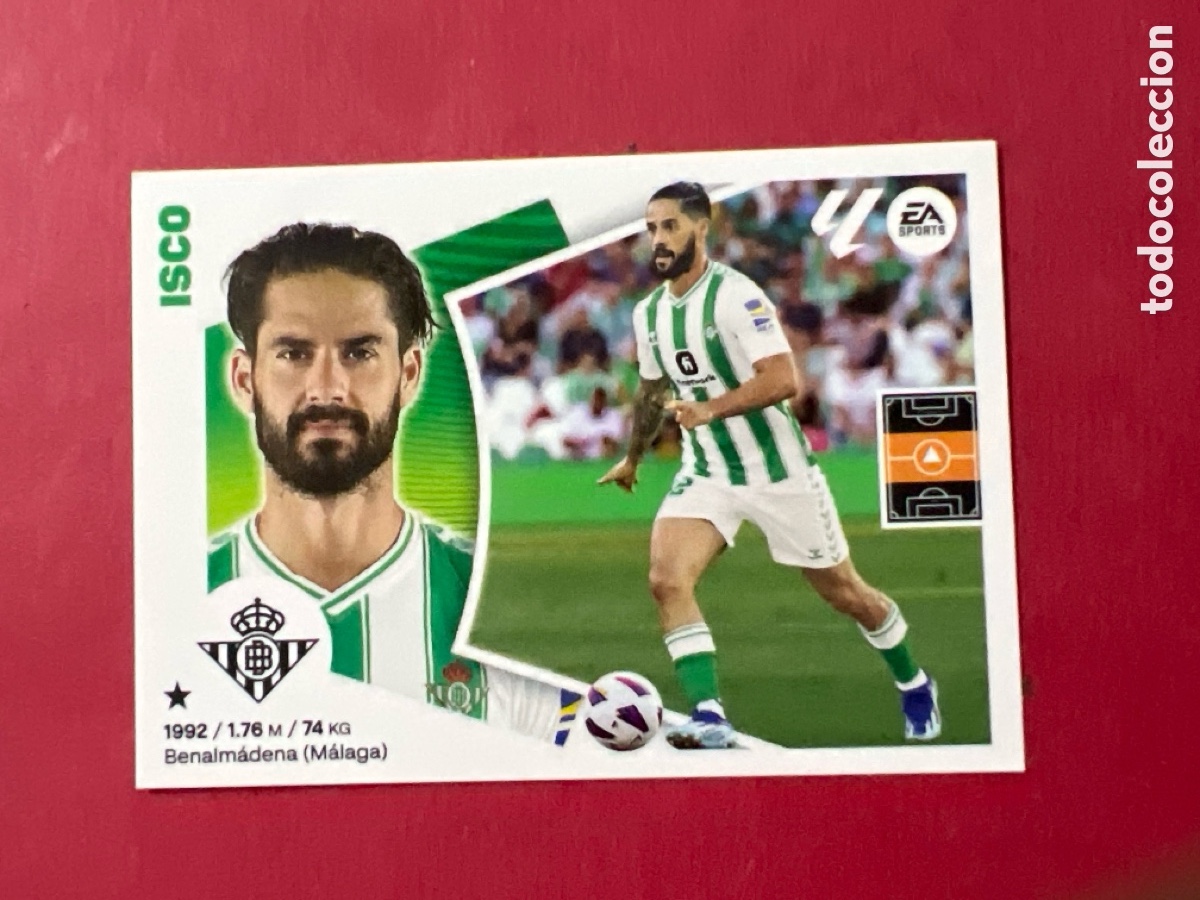 Cromos de F&uacute;tbol: C145. ISCO REAL BETIS CROMO N&deg; 13 LIGA ESTE 2024-2025 24-25 PANINI
