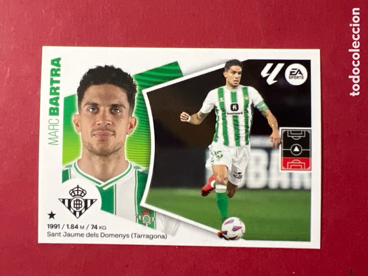 Cromos de F&uacute;tbol: C155. MARC BARTRA - REAL BETIS N&ordm; 7 LIGA ESTE 2024 2025 - 24 25