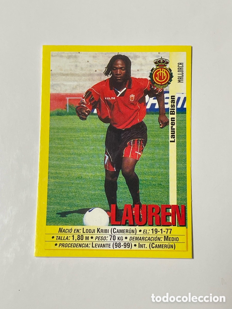 Cromos de F&uacute;tbol: Lauren Mallorca Panini 1999/2000 #48