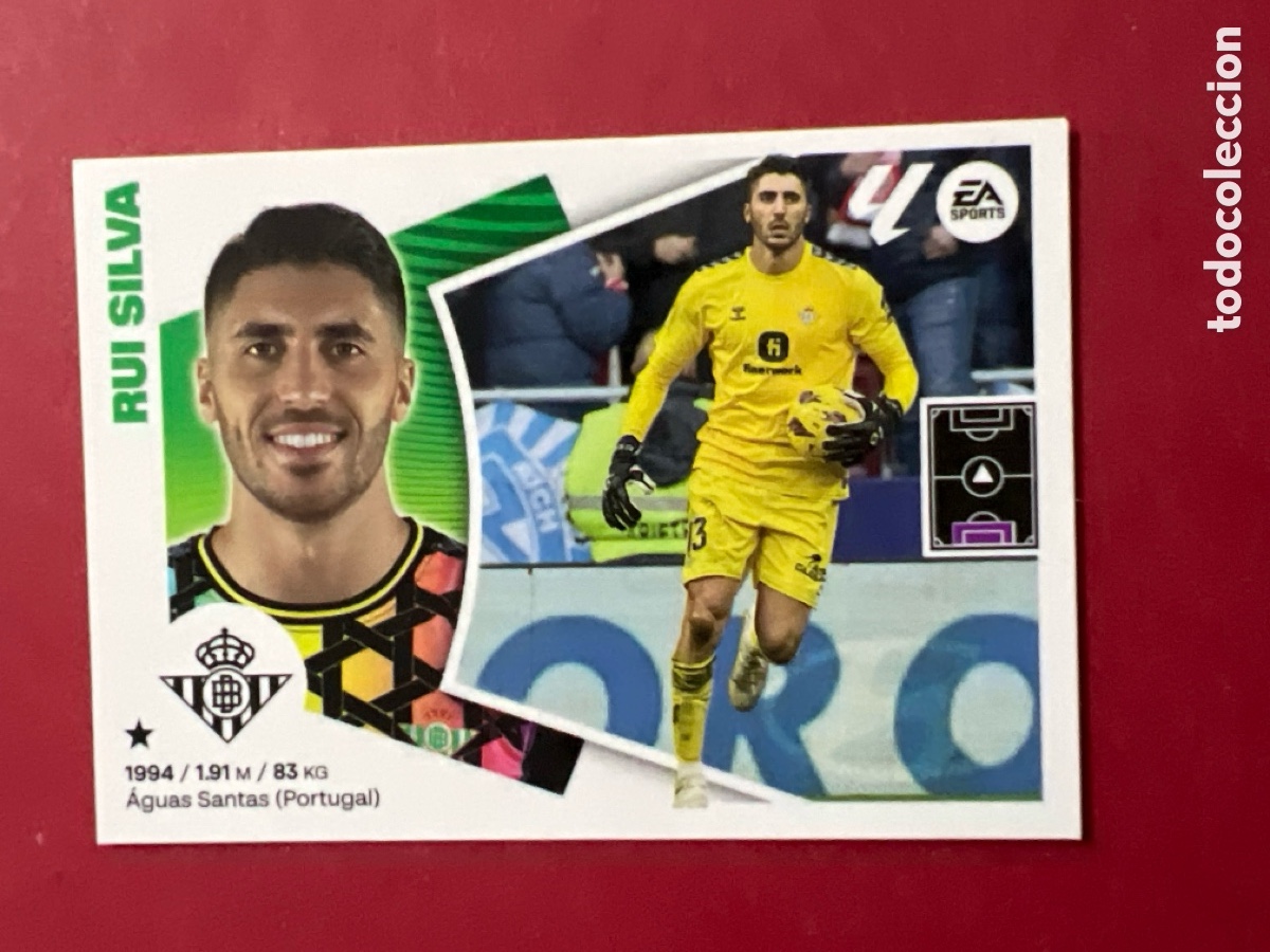 Cromos de F&uacute;tbol: C160. 3 RUI SILVA BETIS LIGA ESTE 2024 2025 24 25