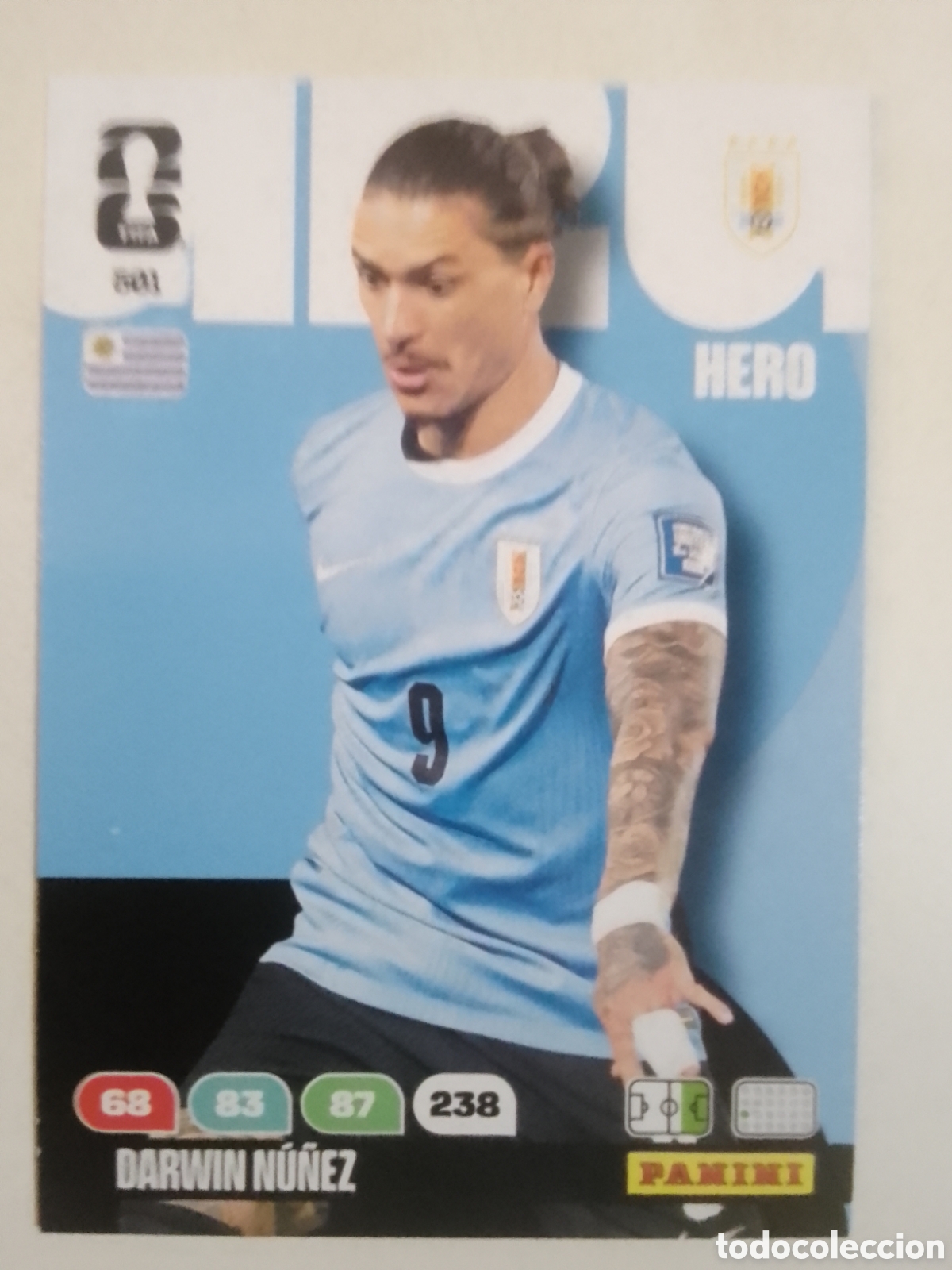 Cromos de F&uacute;tbol: Adrenalyn XL FIFA WORLD CUP 2026 n&deg; 501 Darwin N&uacute;&ntilde;ez &bull; Uruguay.
