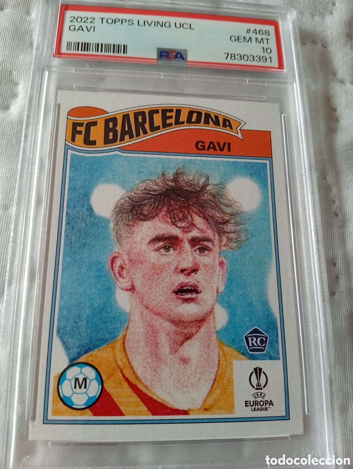 Cromos de F&uacute;tbol: Gavi living set rookie PSA 10