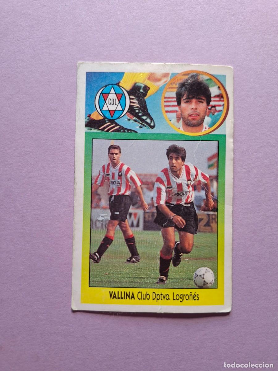 Cromos de F&uacute;tbol: VALLINA C. D. LOGRO&Ntilde;ES FICHAJE 32 LIGA 1993 1994 93 94 EDICIONES ESTE