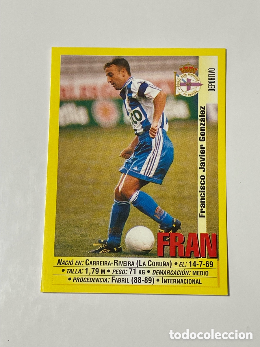 Cromos de F&uacute;tbol: Fran Deportivo de La Coru&ntilde;a Panini 1999/2000 #108