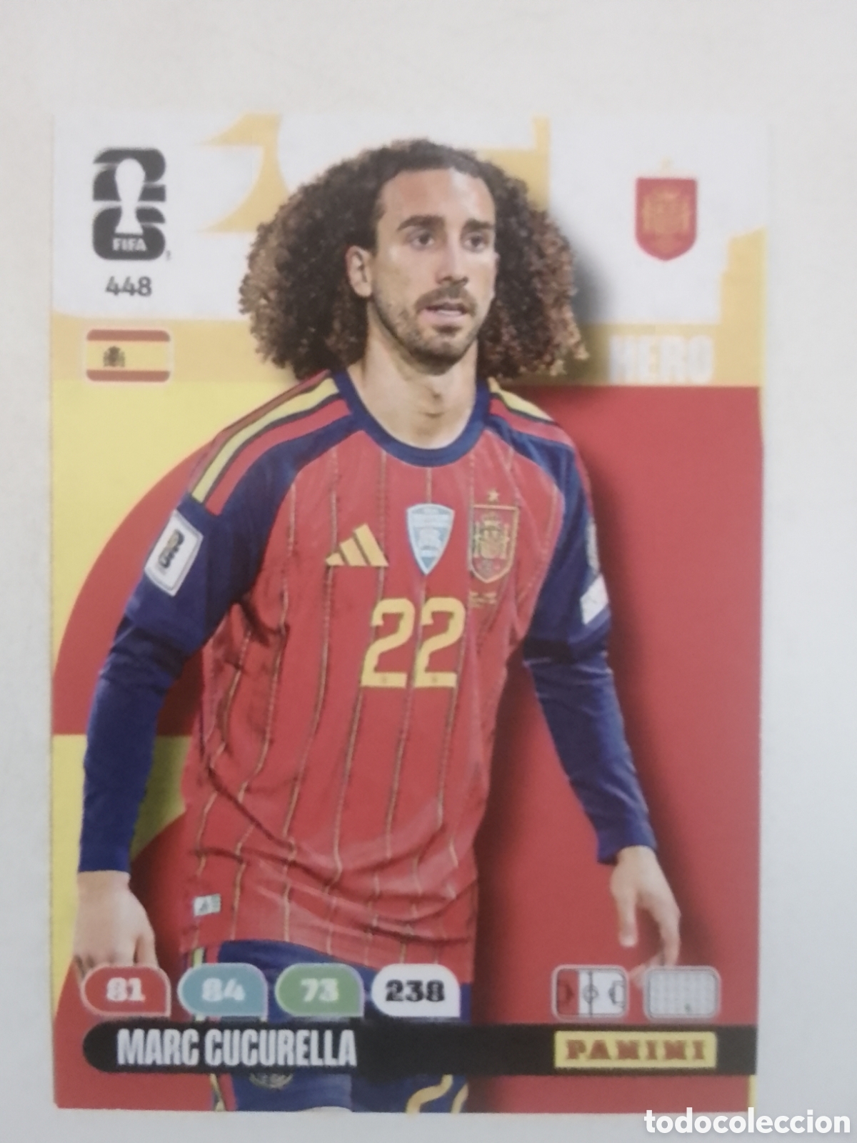 Cromos de F&uacute;tbol: Adrenalyn XL FIFA WORLD CUP 2026 n&deg; 448 Marc Cucurella &bull; Espa&ntilde;a.