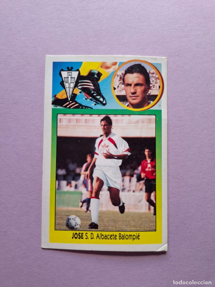 Cromos de F&uacute;tbol: JOSE ALBACETE BALOMPIE FICHAJE 20 LIGA 1993 1994 93 94 EDICIONES ESTE