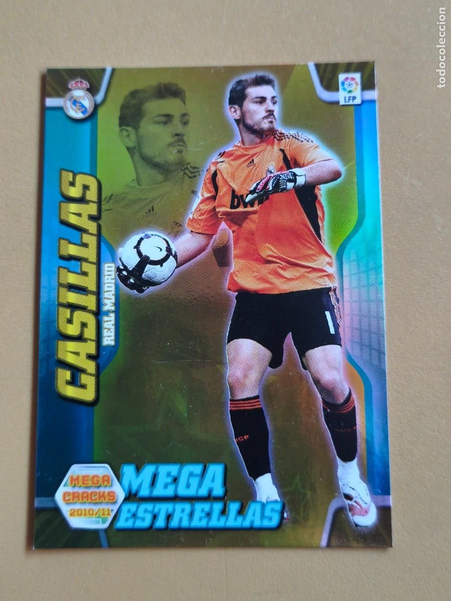 Cromos de F&uacute;tbol: casillas, 2010 11 mega estrellas