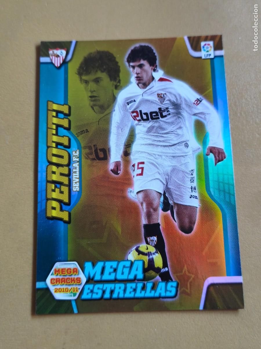 Cromos de F&uacute;tbol: perotti, 2010 11 mega estrellas