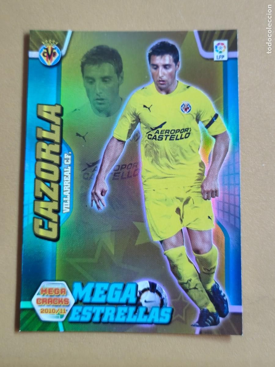 Cromos de F&uacute;tbol: cazorla, 2010 11 mega estrellas