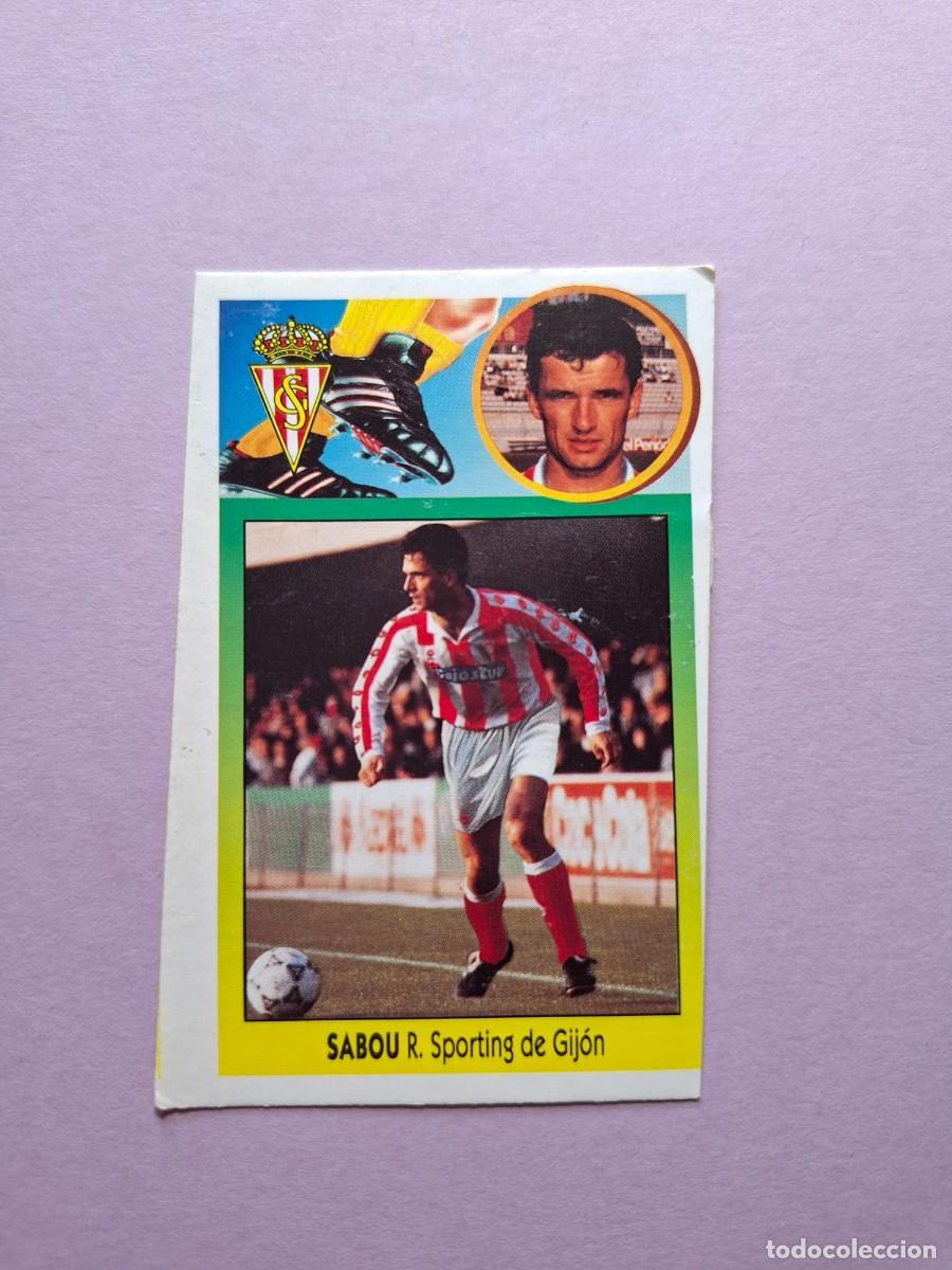 Cromos de F&uacute;tbol: SABOU SPORTING DE GIJON FICHAJE 13 LIGA 1993 1994 93 94 EDICIONES ESTE