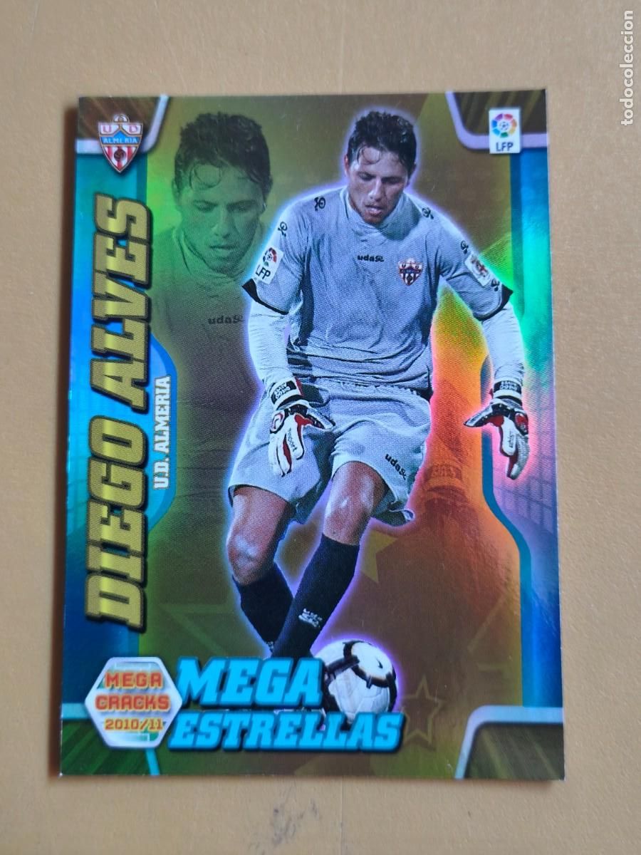Cromos de F&uacute;tbol: diego alves, 2010 11 mega estrellas