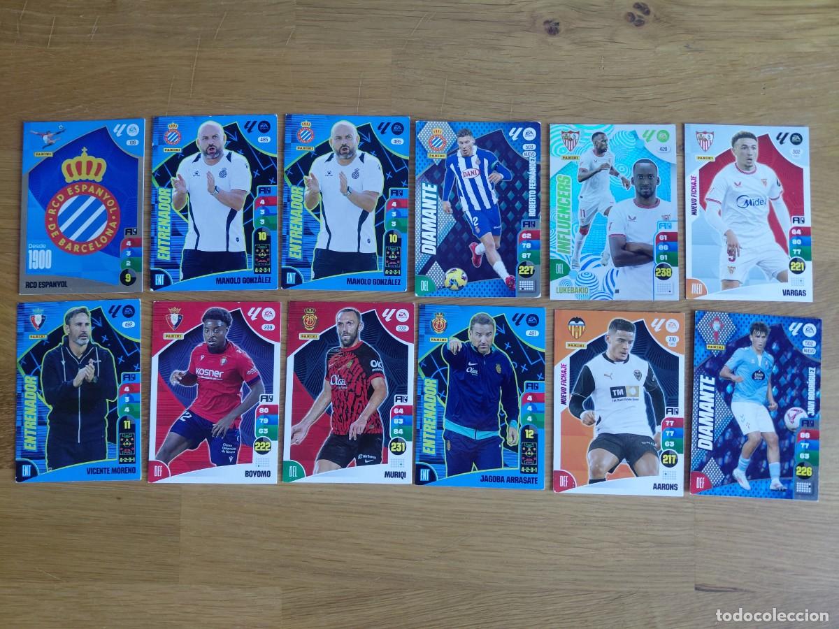 Cromos de F&uacute;tbol: Lote 12 cromos -- 24/25 -- Adrenalyn -- Panini