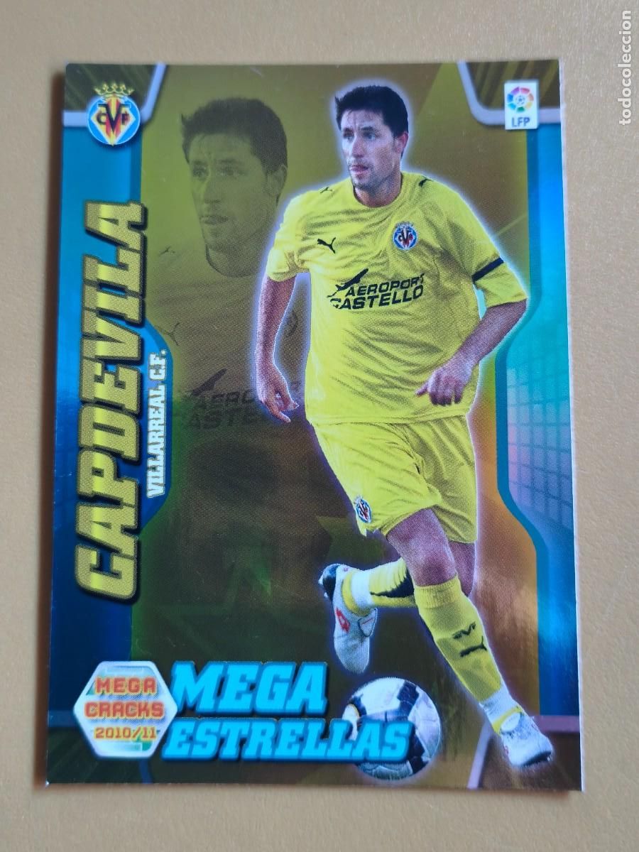 Cromos de F&uacute;tbol: capdevila, 2010 11 mega estrellas