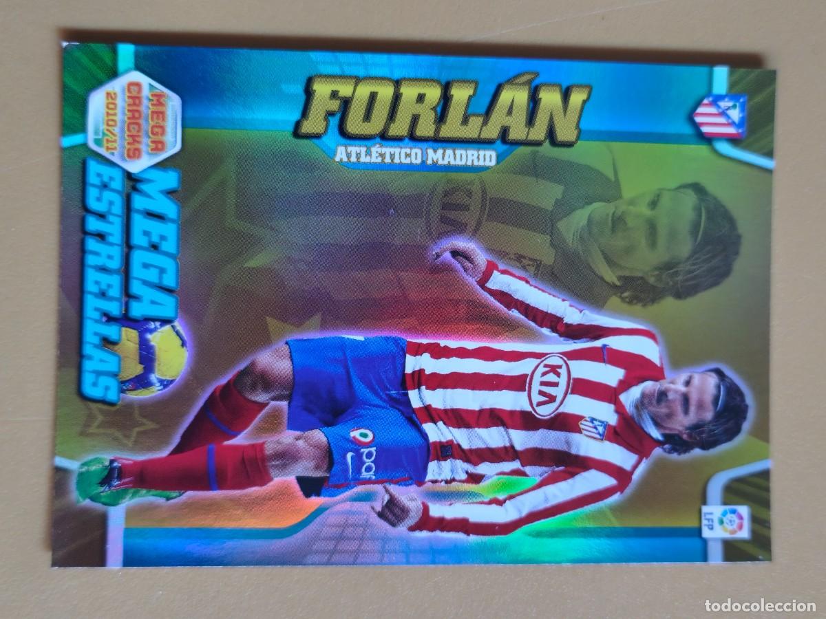 Cromos de F&uacute;tbol: forlan, 2010 11 mega estrellas